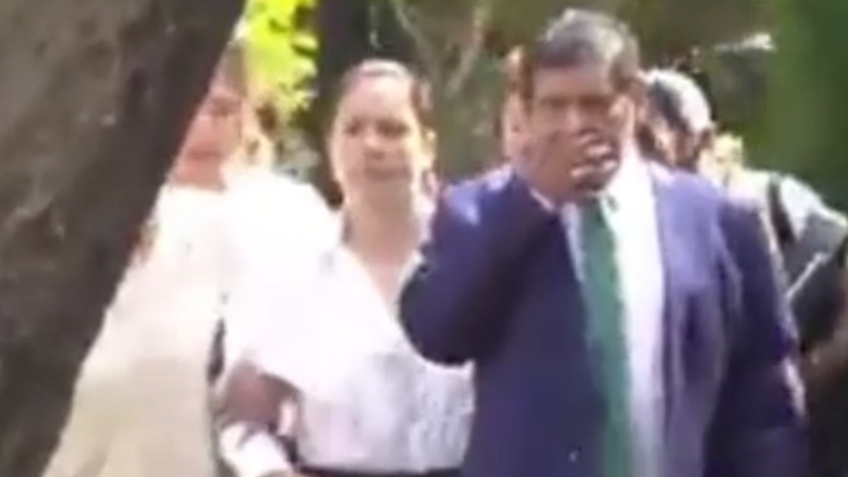 La exdiputada Laura Rojas al llegar a la Fiscalía. Foto: captura