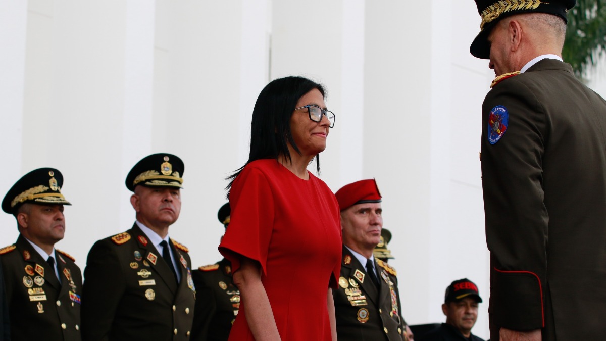 La presidenta encargada de Venezuela, Delcy Rodríguez.