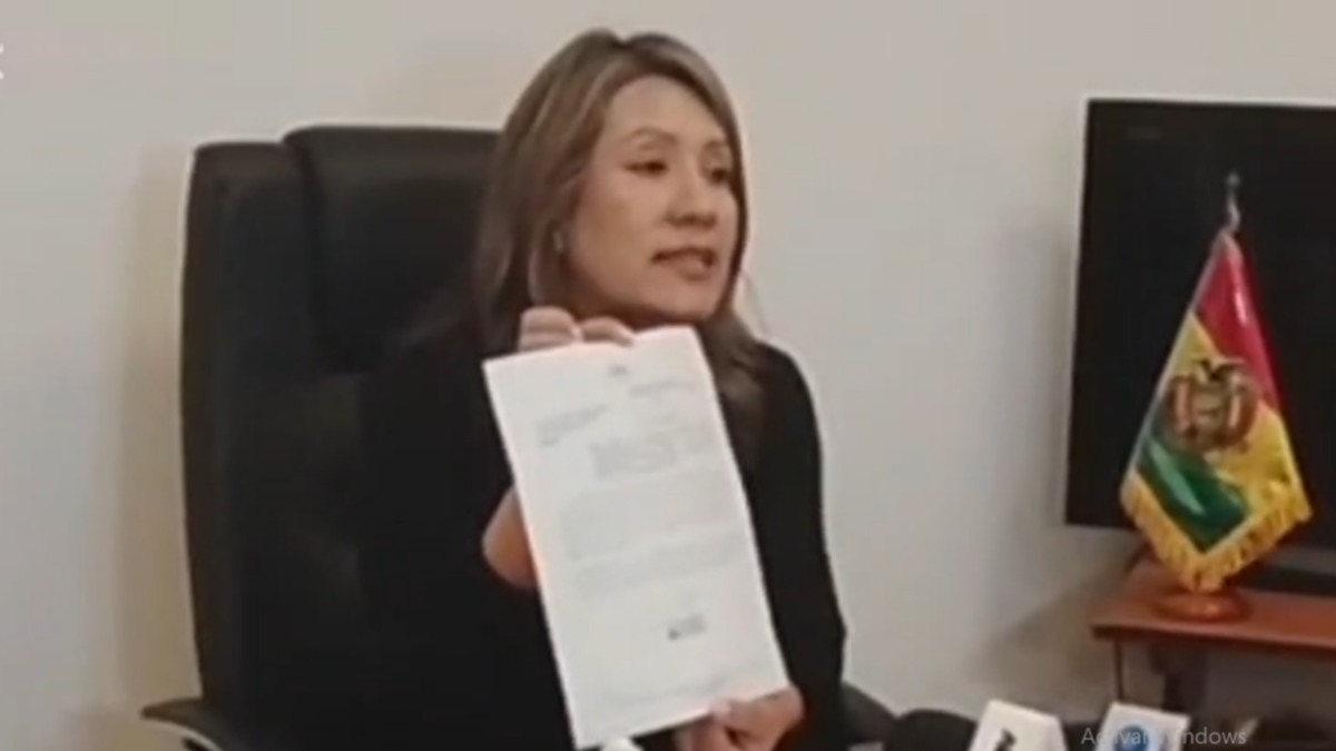 La senadora de Súmate, Claudia Mallón. Foto: Captura de video