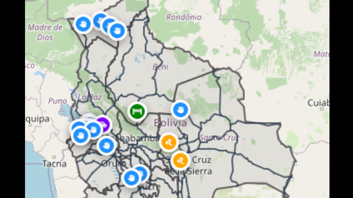 Mapa de carreteras y de transitabilidad de la ABC. Foto: ABC