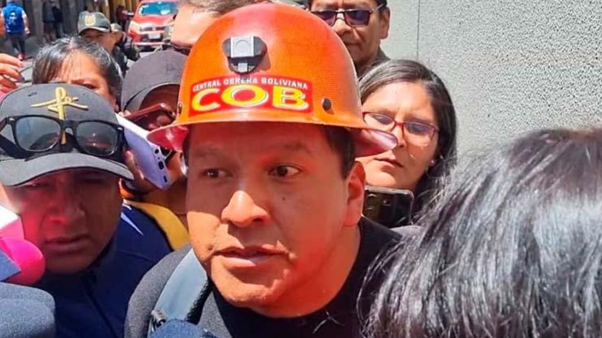Mario Argollo, ejecutivo de la COB. | Foto: Erbol.