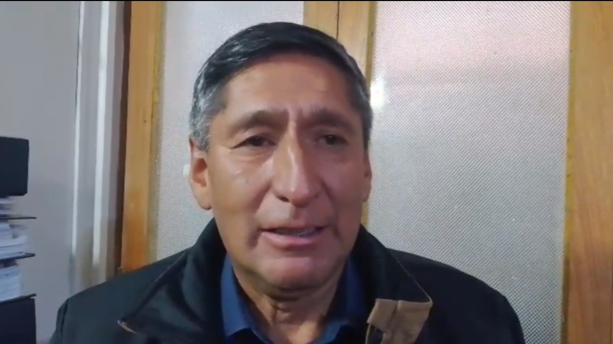 Román Brito, asambleísta departamental de Oruro. Foto: Captura de video