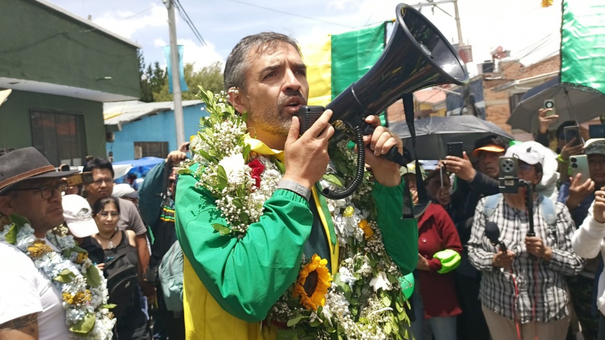 Xavier Iturralde, candidato a la Alcaldía de La Paz. Foto: RRSS