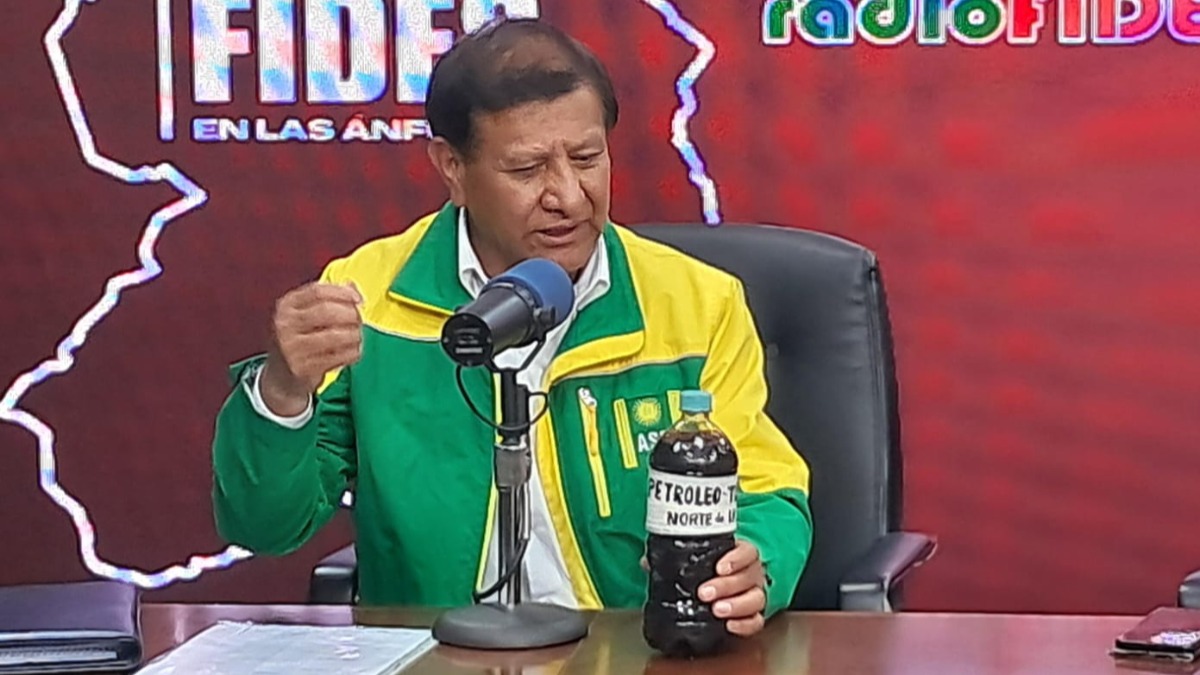 Candidato a la gobernación de La Paz por ASP, Augusto Oblitas. Foto: ANF