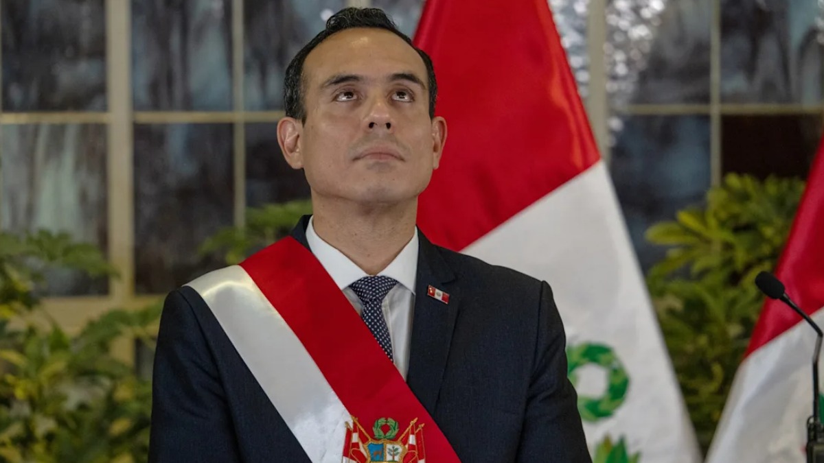 El presidente del Perú,  José Jerí.