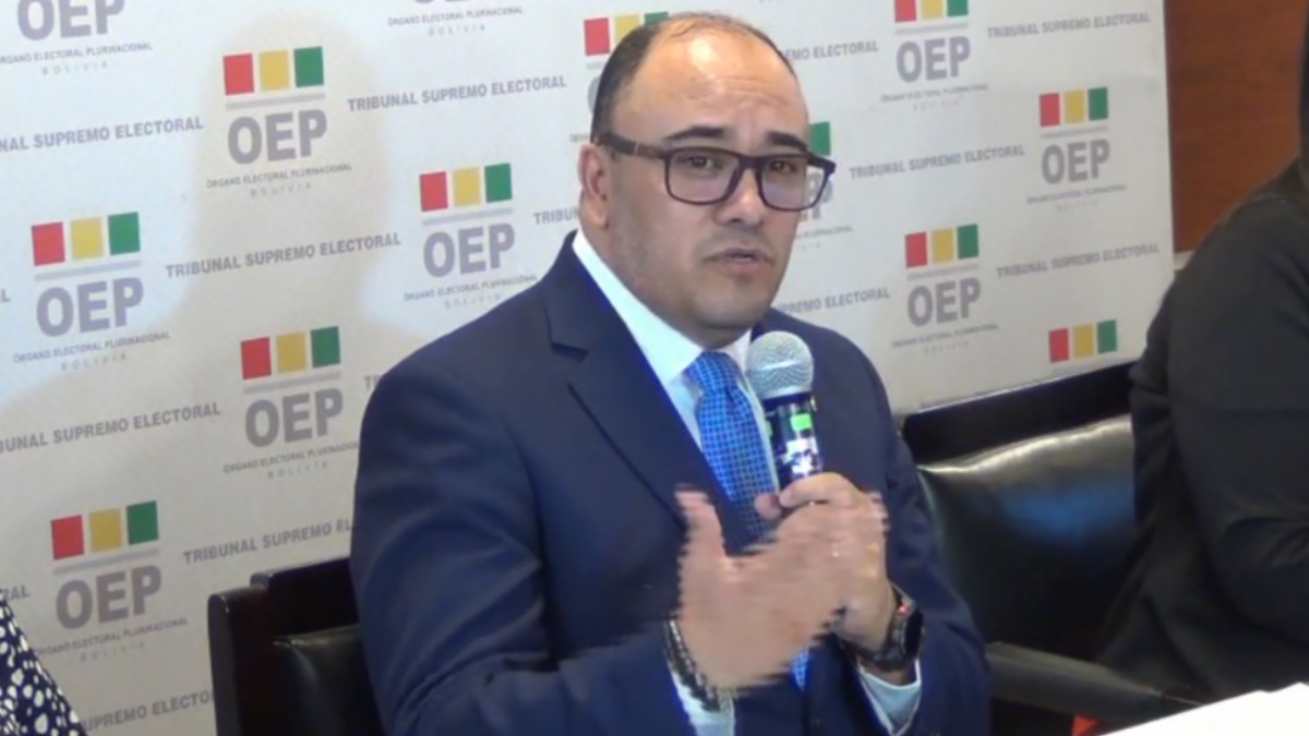 El presidente del Tribunal Supremo Electoral, Gustavo Ávila. Foto: Captura de video
