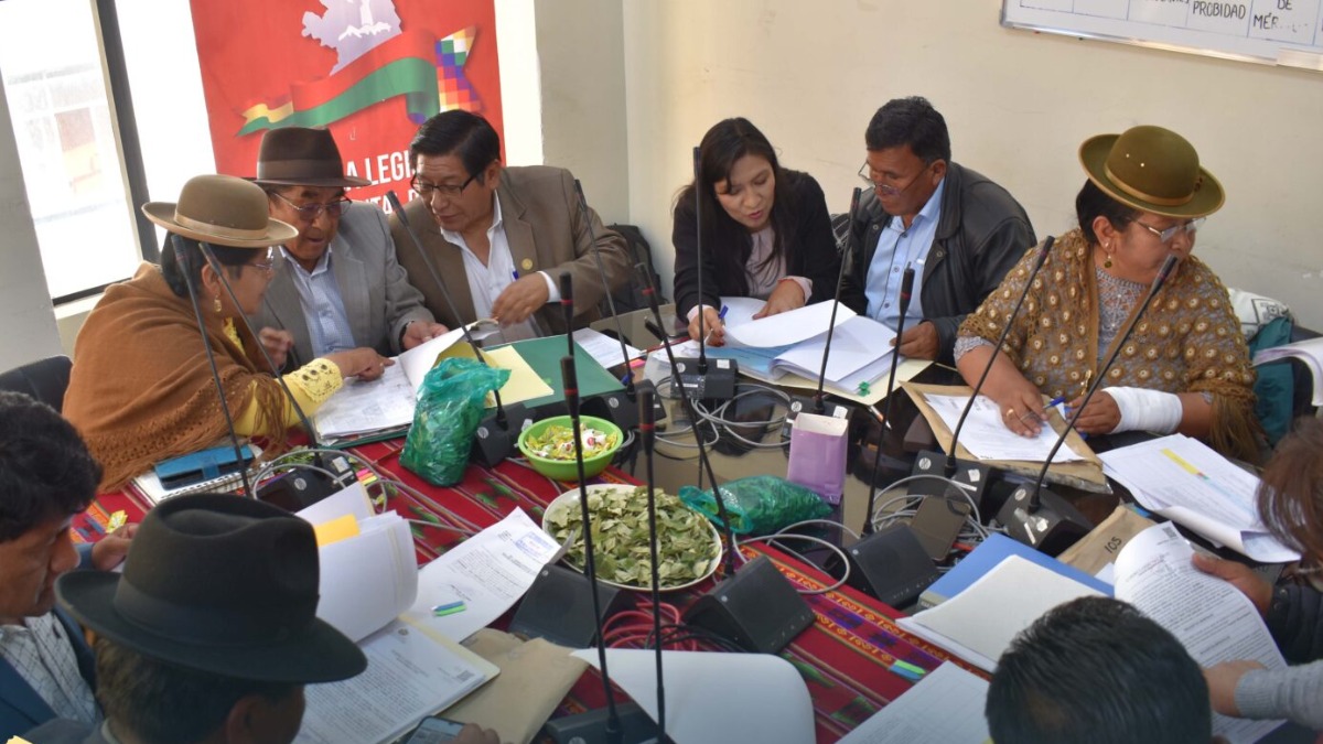 En diciembre de 2025, la comisión especial de la ALD evaluó a los candidatos a vocales del TED La Paz. Foto: ALD