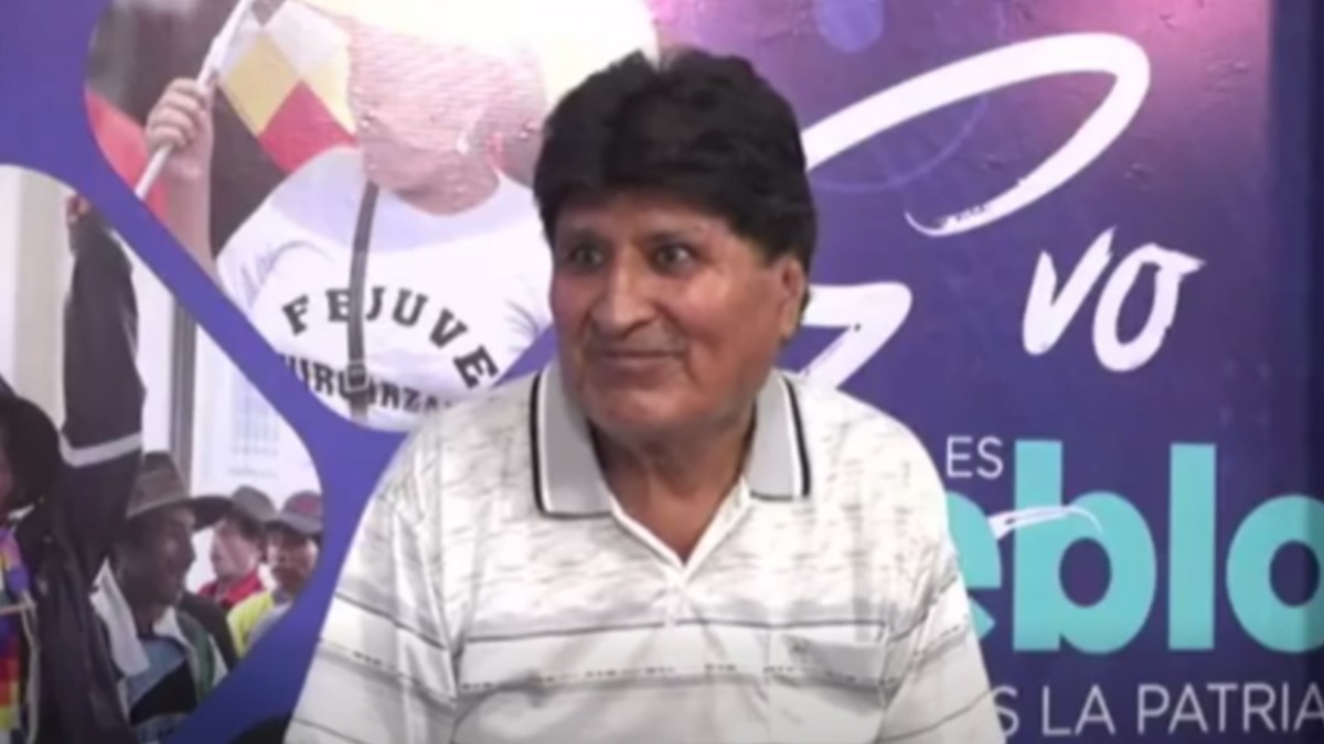 Evo Morales podría ser declarado rebelde. Foto: Captura de video