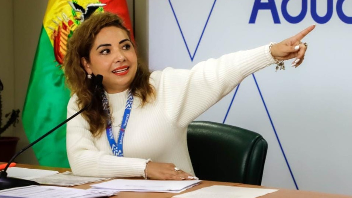 Expresidenta de la Aduana Nacional, Karina Serrudo. Foto: Internet