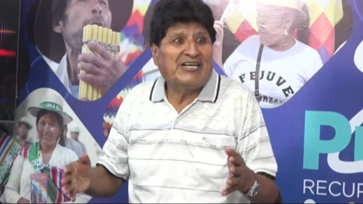 Expresidente Evo Morales. Foto: Captura