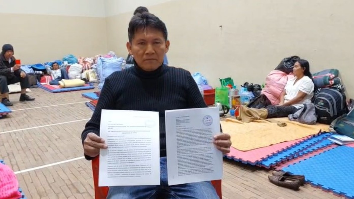 Investigador e indígena del Tipnis, Youcy Fabricano. Foto: ANF