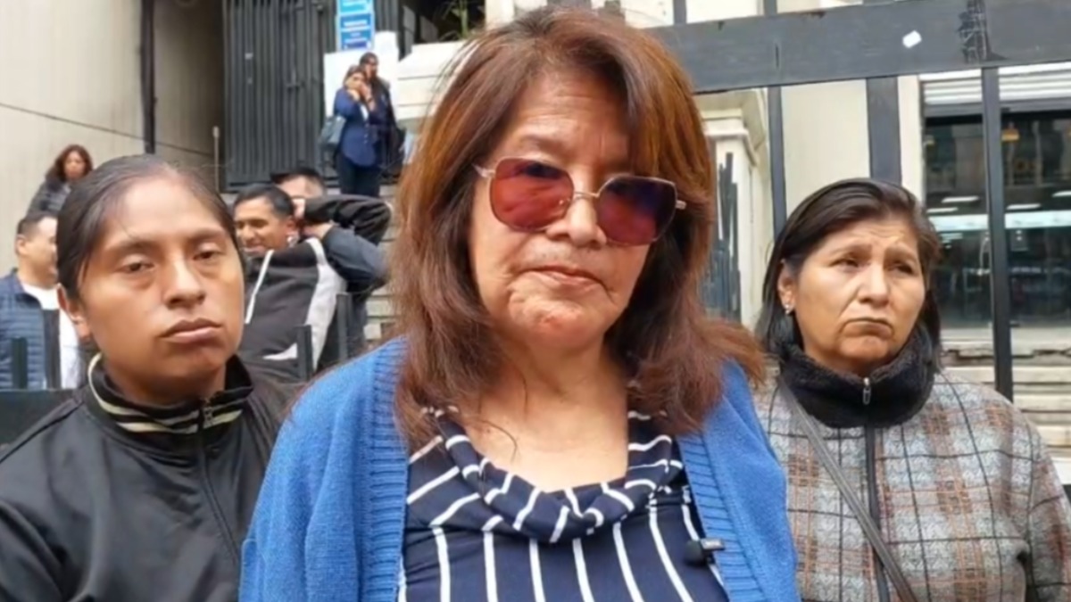 La dirigente gremial de La Paz, Mercedes Quisbert. Foto: ANF