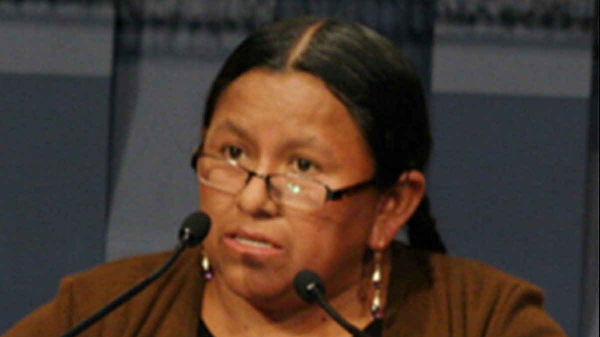 La exministra de Desarrollo Rural y Tierras, Nemesia Achacollo. Foto: RRSS