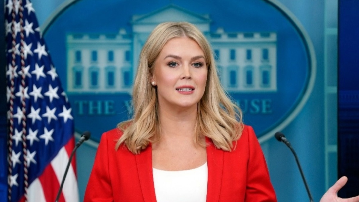 La portavoz de la Casa Blanca, Karoline Leavitt.