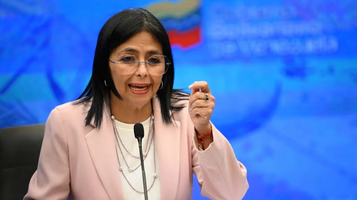 La presidenta encargada de Venezuela, Delcy Rodríguez.