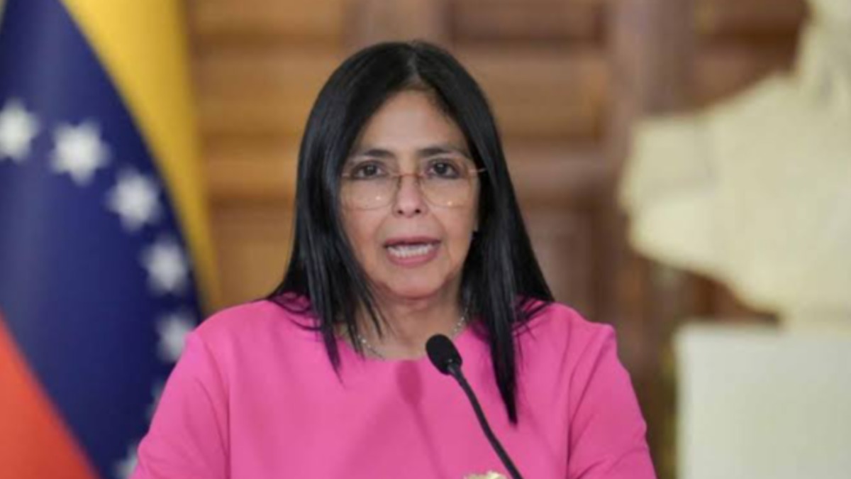 La presidenta encargada de Venezuela, Delcy Rodríguez.