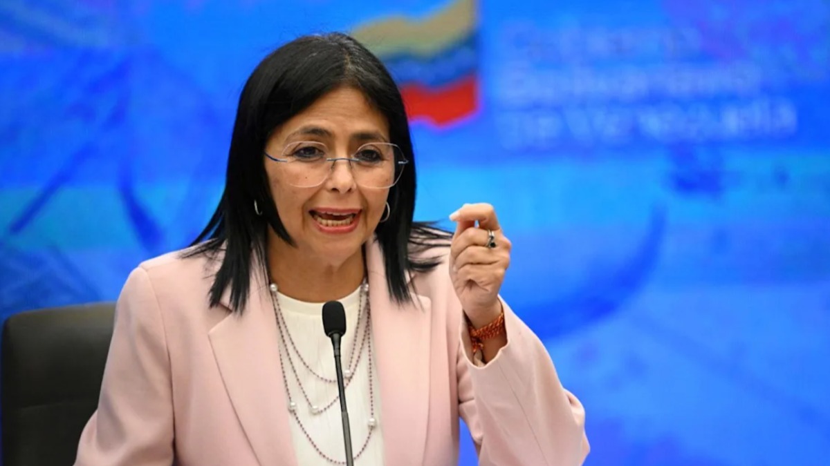 La presidenta encargada de Venezuela, Delcy Rodríguez.