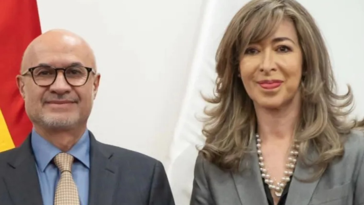 Ministro José Luis Lupo y Ximena Galarza. Foto: Internet