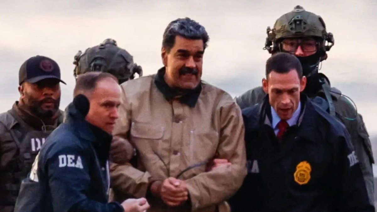 Nicolás Maduro tras su captura el 3 de enero de 2026.