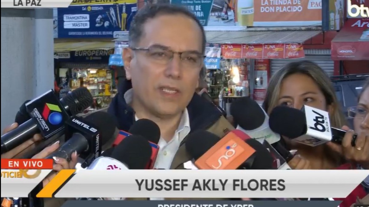 Presidente de YPFB, Yussef Akly. Foto: Captura