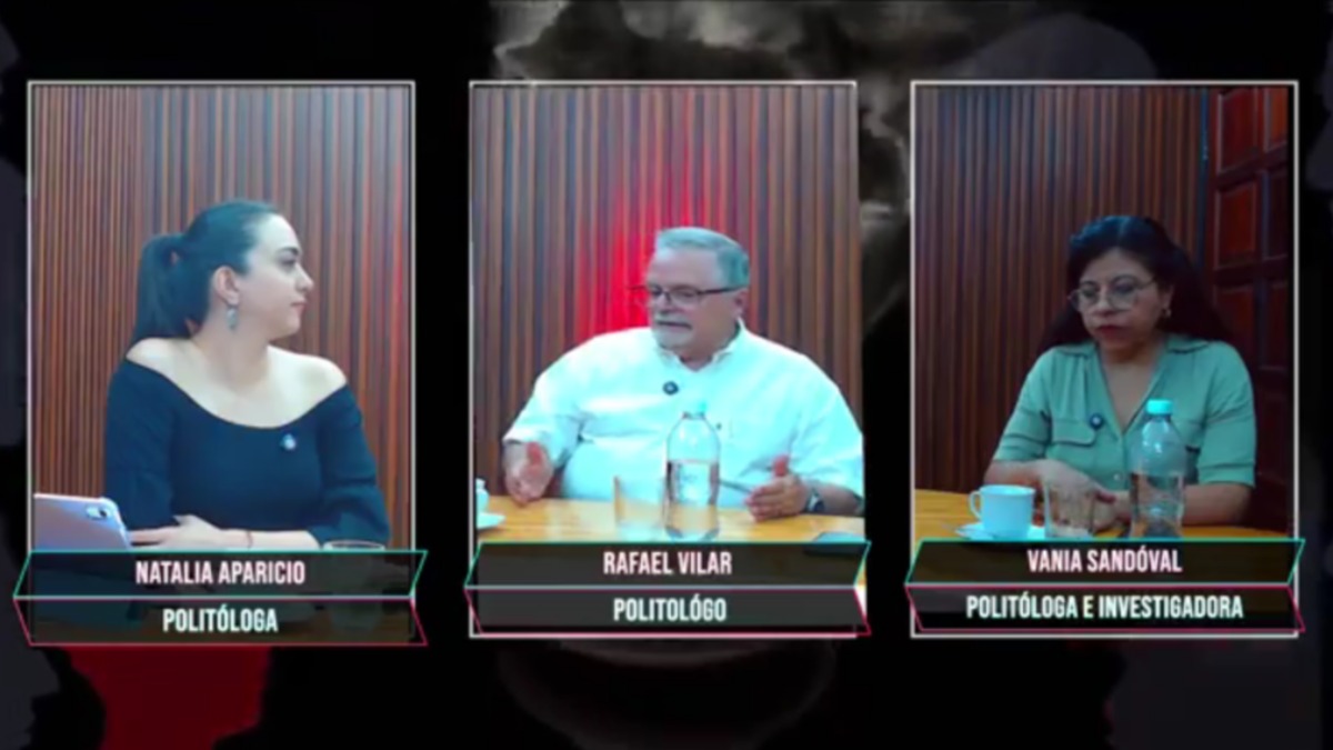 Programa “Hablar de Bolivia con una Taza de Café”, conducido por la periodista Natalia Aparicio. Foto: Captura de video