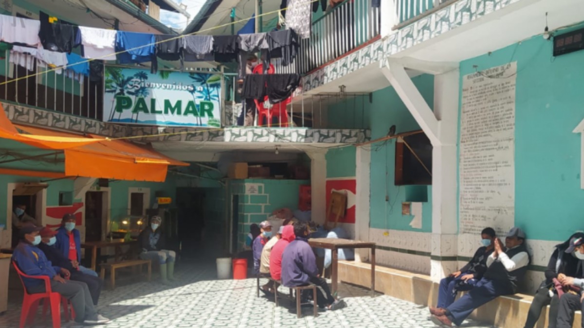 Sección Palmar en el penal de San Pedro. Foto: ANF