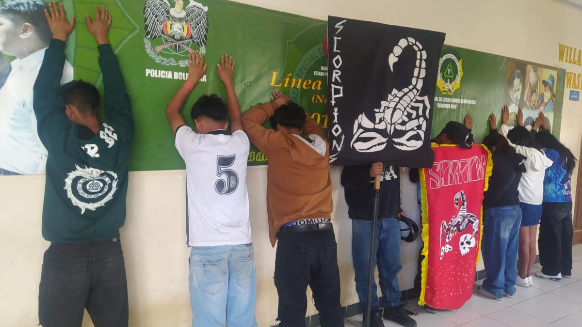 Una de las agrupaciones caracterizadas por la Policía como 
