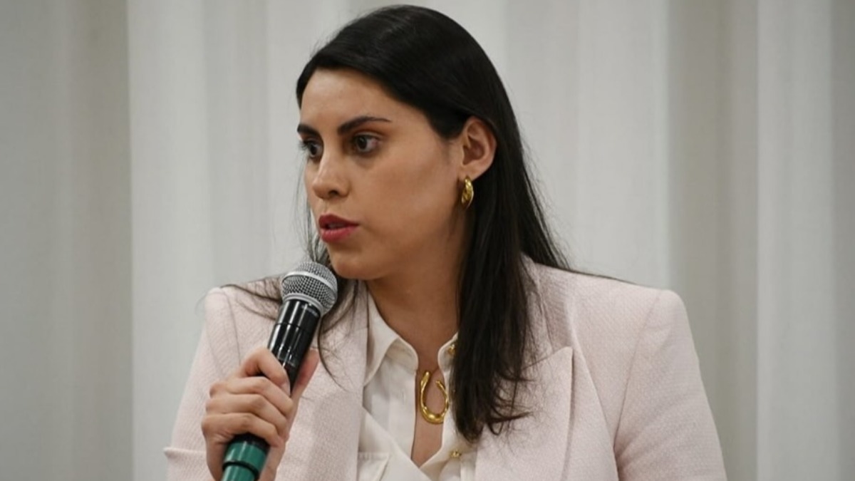 Viceministra de Autonomías, Andrea Barrientos. Foto: Redes
