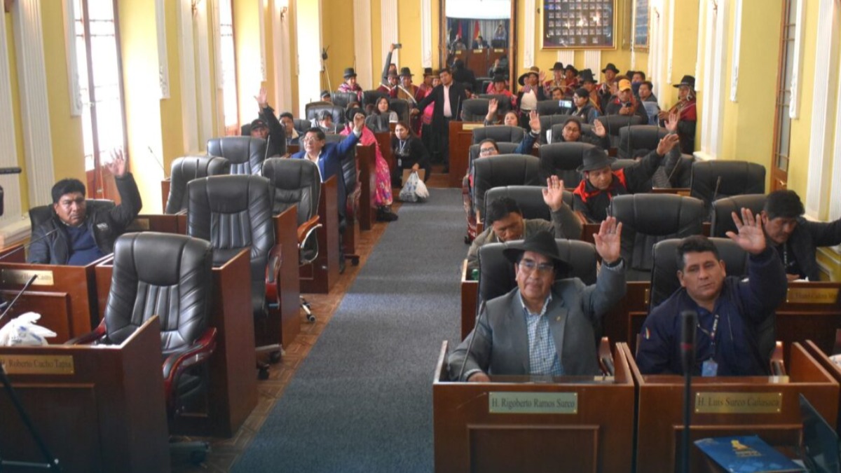 Asamblea Legislativa Departamental de La Paz. Foto: ALD