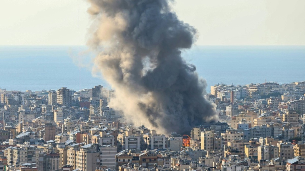 Bombardeos israelíes en Líbano.