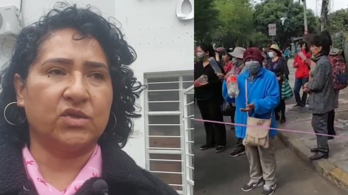 Carla Claure, representante de pacientes con cáncer en Cochabamba. Foto: captura video