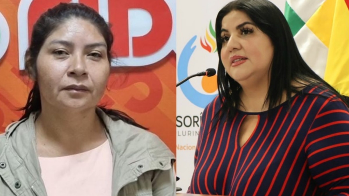 Composición: La socióloga y activista Mónica Guzmán Ruiz y la viceministra de Igualdad de Oportunidades, Jessica Echevarría.