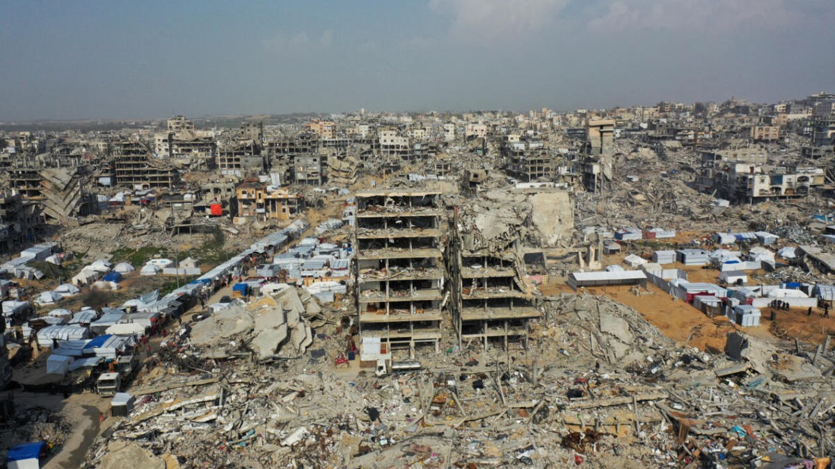 Destrucción en la Franja de Gaza. Foto: France 24