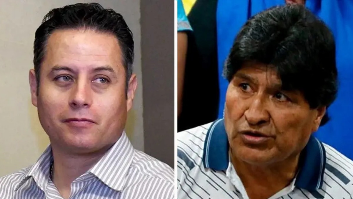 Edmand Lara y Evo Morales. Foto: El Post