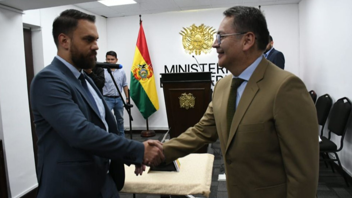 Eduardo del Castillo y Jhonny Aguilera, exautoridades del gobierno de Arce. Foto: Internet