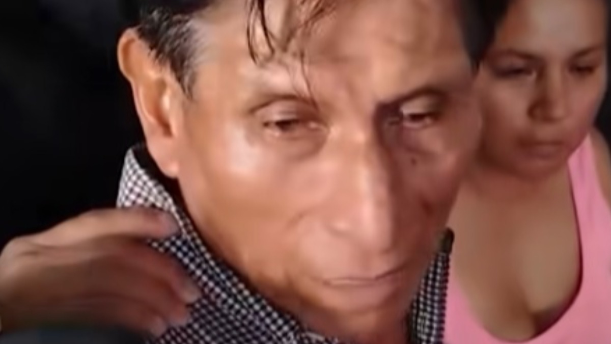 El hombre acusado por la policía de saquear una quinta relacionada a Marset. Foto: captura video