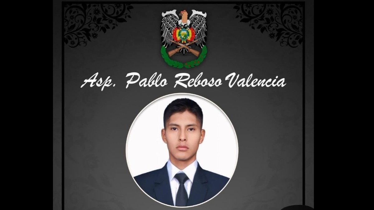 El joven tenía 18 años y cursaba su formación en la ANAPOL. Foto: ANAPOL