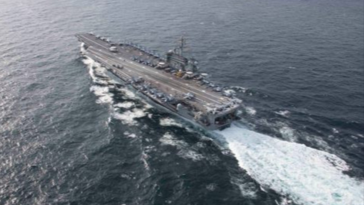 El portaaeronaves estadounidense 'USS Abraham Lincoln'.