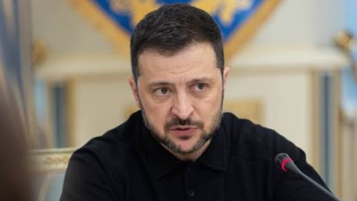 El presidente de Ucrania, Volodimir Zelenski.