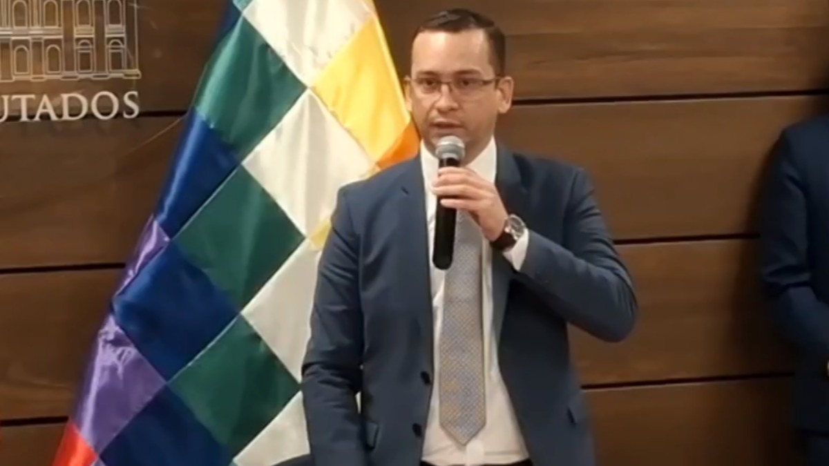 El presidente del Tribunal Supremo de Justicia (TSJ), Romer Saucedo. Foto: Captura de video
