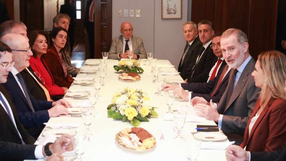 El Rey de España encabeza una reunión con empresarios españoles y bolivianos. Foto: Casa de Su Majestad.