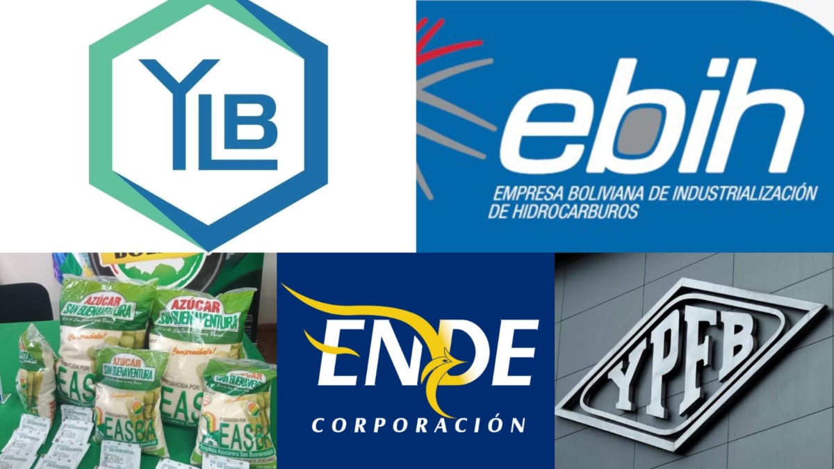 Empresas estatales que tienen deudas con el BCB. Foto: ANF