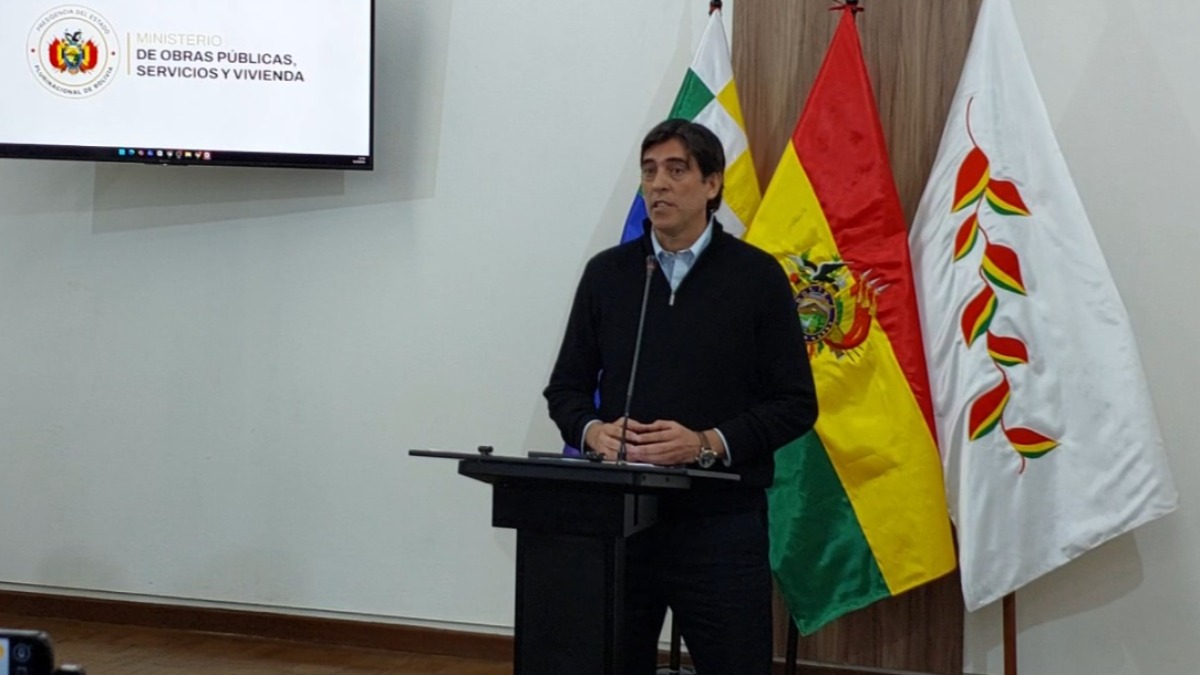 Ministro de Obras, Mauricio Zamora. Foto: ANF