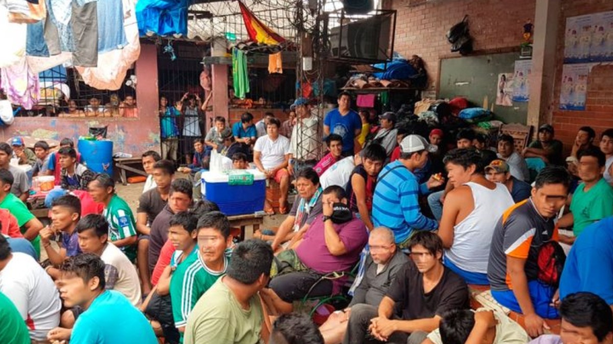Hacinamiento carcelario. Foto: Defensoría del Pueblo