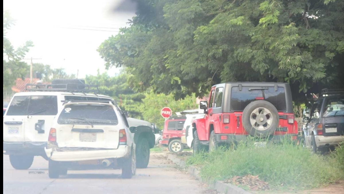 Imagen del operativo contra el contrabando en Santa Cruz. Foto: El Deber
