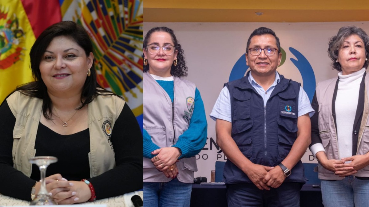 Jefes de la misión de observadores electorales internacionales y nacionales. Foto: ANF