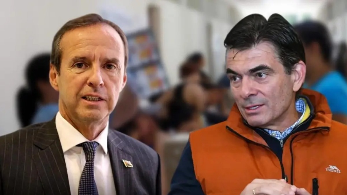 Jorge Tuto Quiroga y Rodrigo Paz. Composición: Opinión