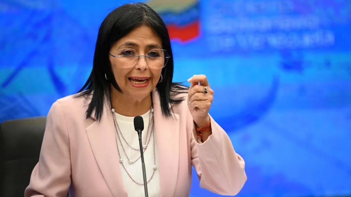La presidenta encargada de Venezuela, Delcy Rodríguez.