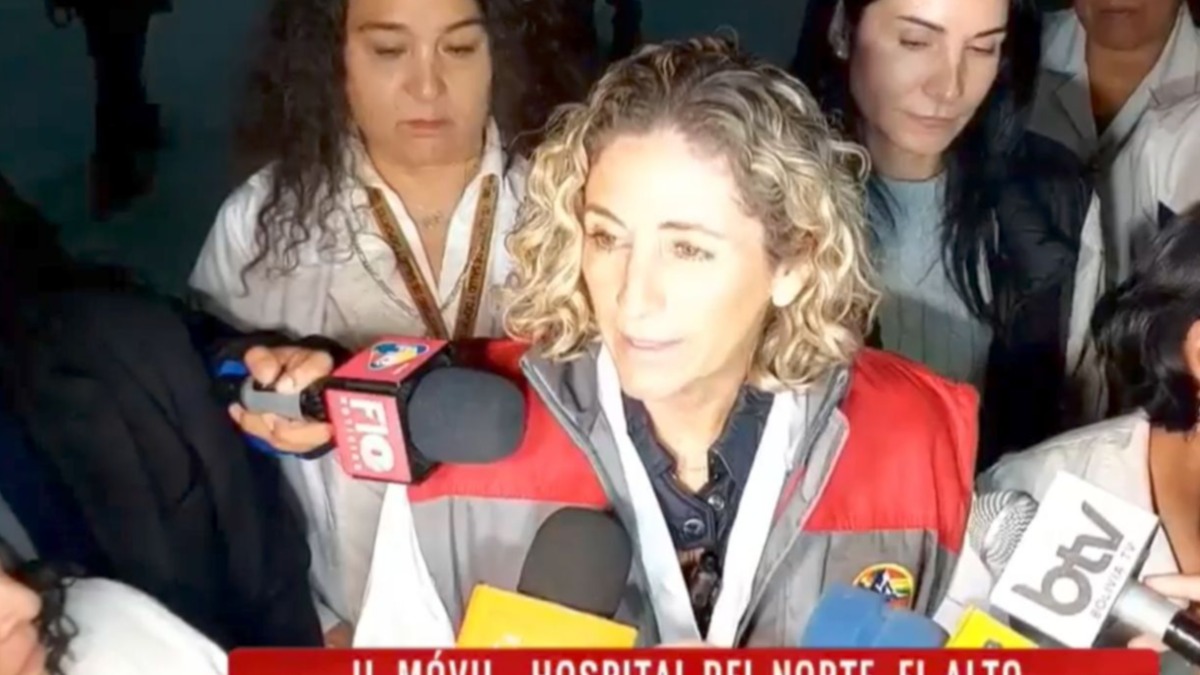 Primera Dama, María Elena Urquidi. Foto: Captura