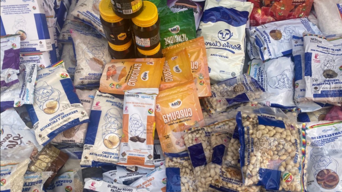 Productos de subsidio. Foto: ANF